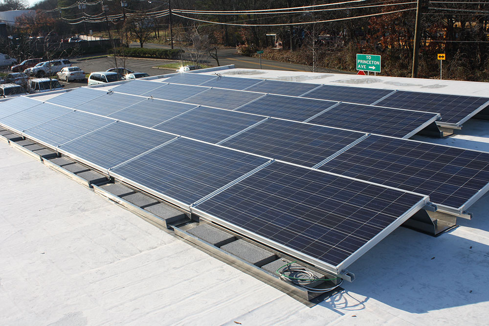 Lasley Brahaney Architecture + Construction's photovoltaic system (solar panel system).